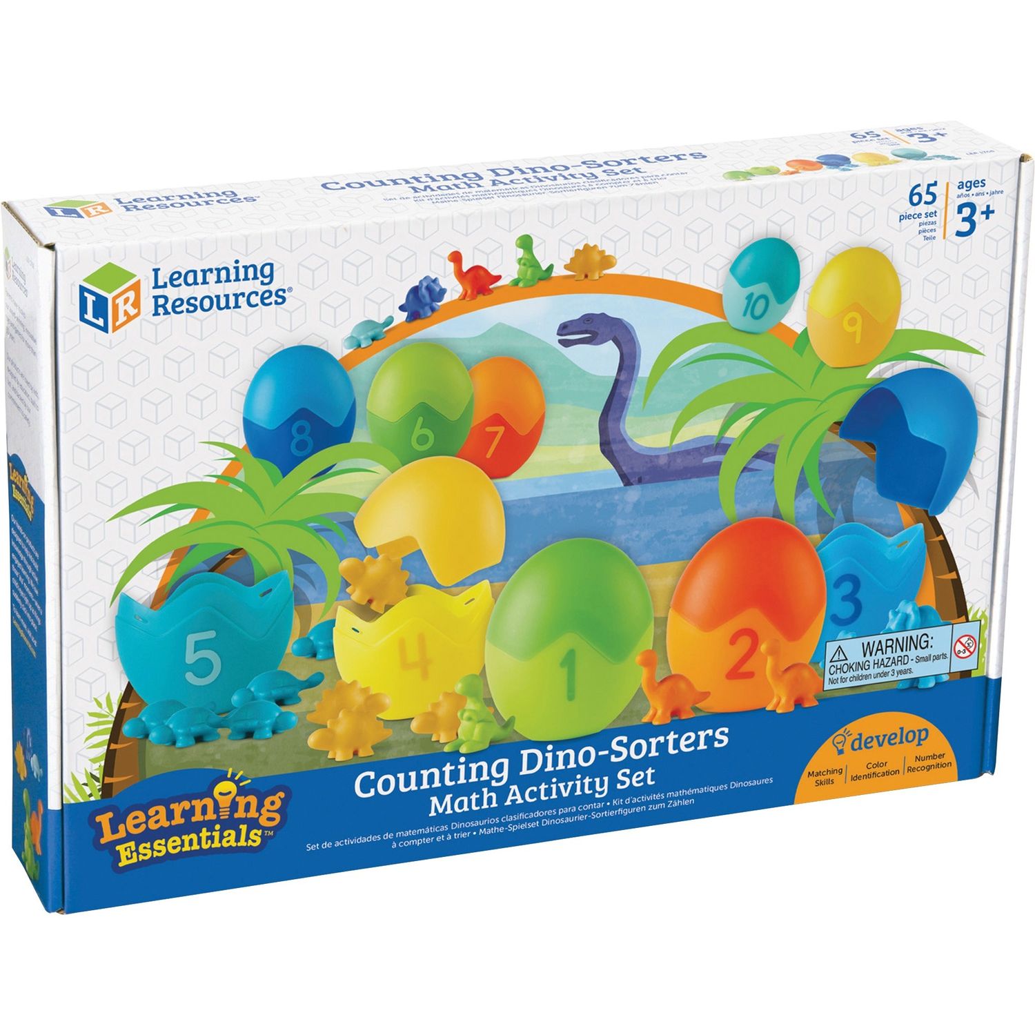 Counting Dino-Sorters Math Activity Set by Learning Resources LRNLER1768