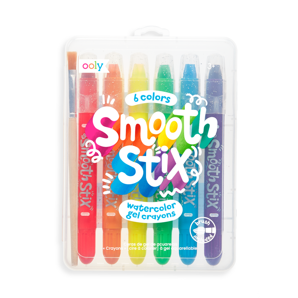 Smooth Stix Watercolor Gel Crayons - Set of 6