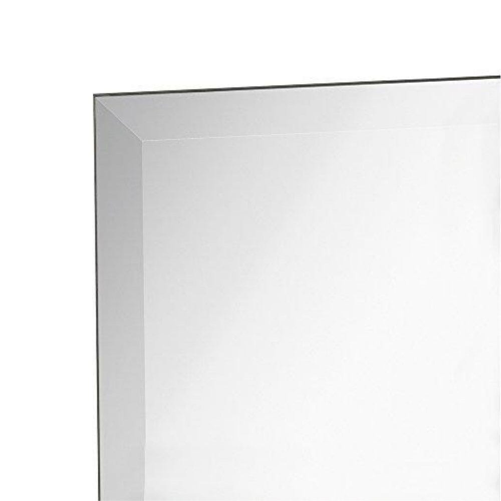 Large Simple Square Mirror with 1 Inch Bevel