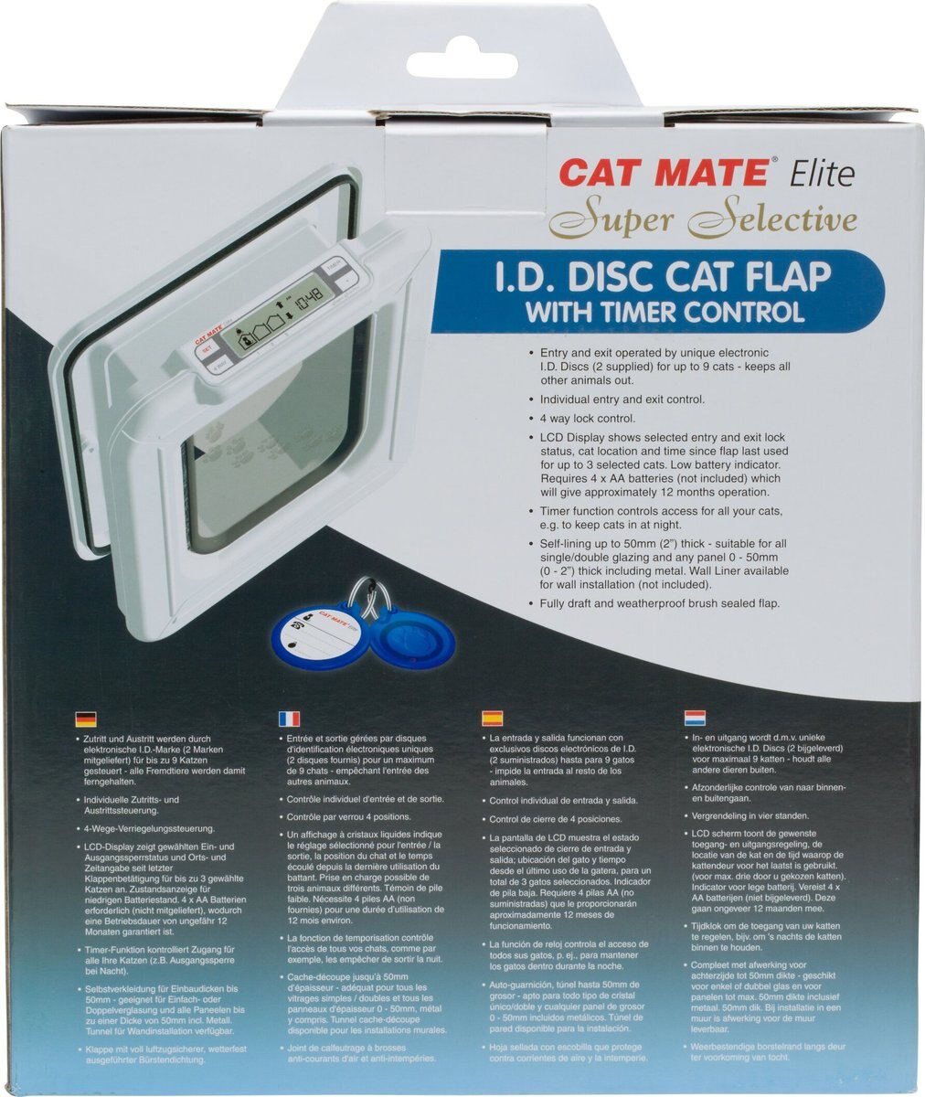 Cat Mate Elite Super Selective I.D. Disc Cat Flap