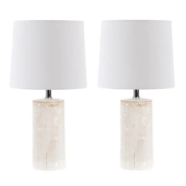 SAFAVIEH Lighting Jonie 19-inch Ceramic LED Table Lamp (Set of 2). - 10