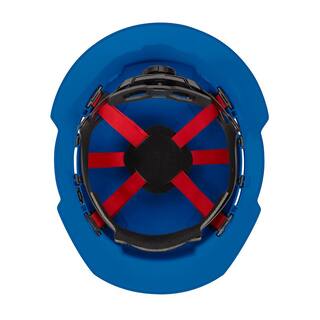 MW BOLT Blue Type 1 Class E Full Brim Non-Vented Hard Hat with 6-Point Ratcheting Suspension 48-73-1125