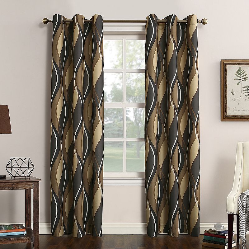 No. 918 1-Panel Intersect Window Curtain