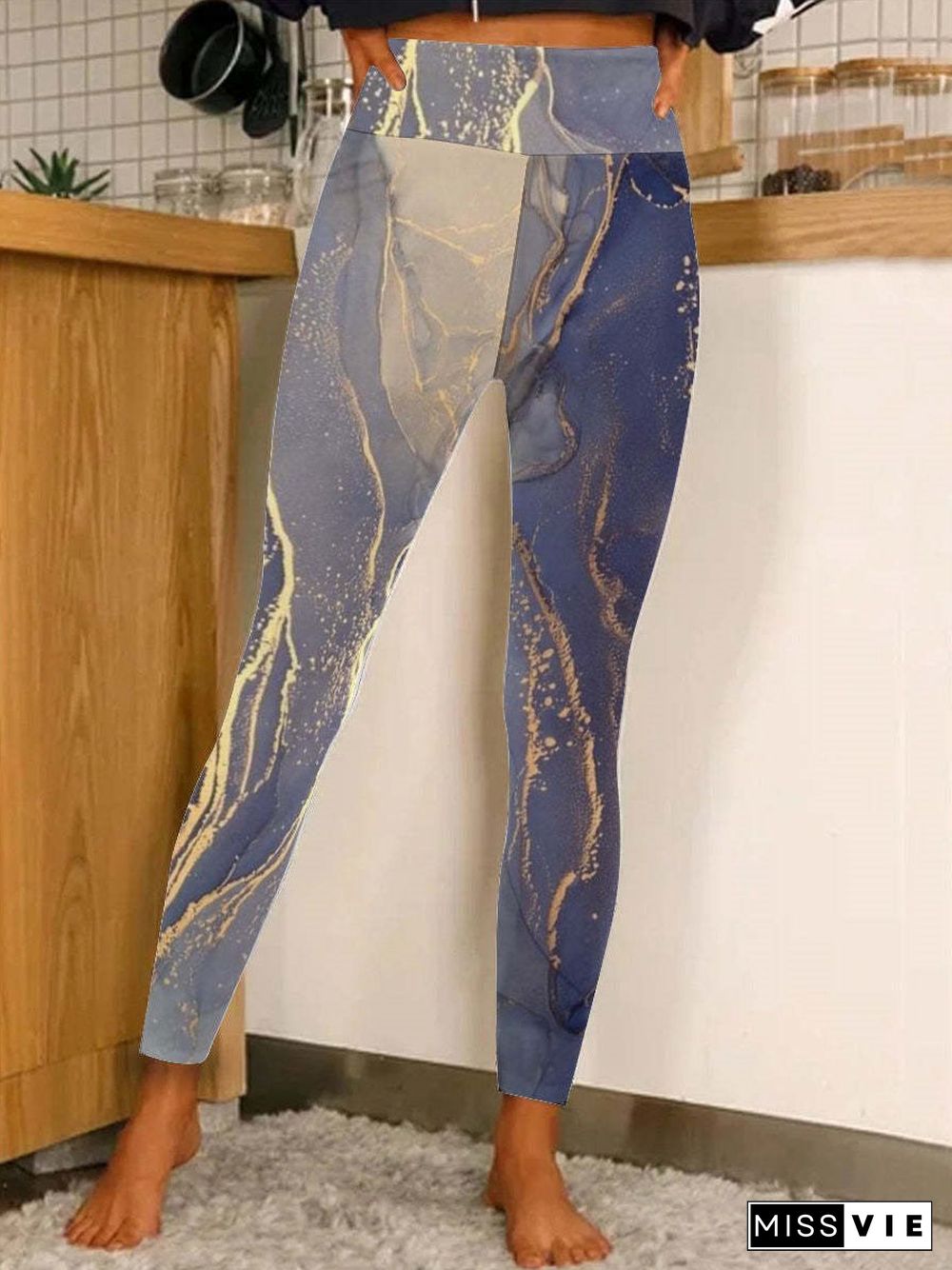 Women's Comfort Graphic Printed Legging Pants Yoga Pants