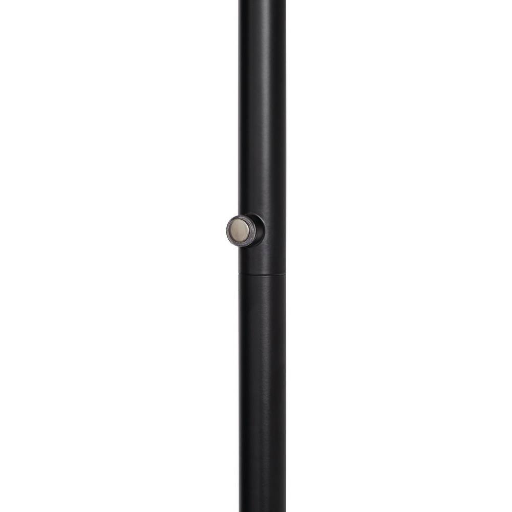 Hampton Bay 71.65 in. Black LED Floor Lamp AL53547BK