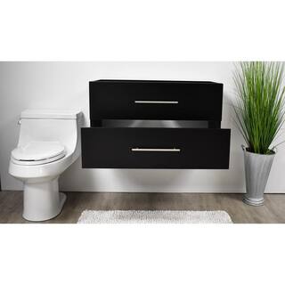 VOLPA USA AMERICAN CRAFTED VANITIES Napa 36 in. W x 18 in. D Bath Vanity Cabinet Only in Black MTD-3336BK-0