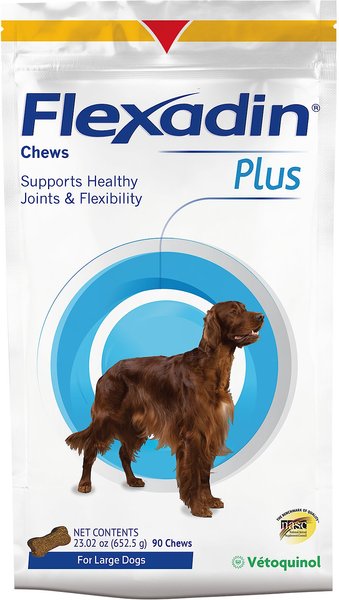 Vetoquinol Flexadin Plus Soft Chews Joint Supplement for Dogs