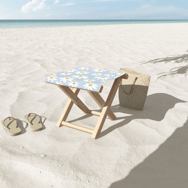 Lane And Lucia Lazy Daisies Folding Stool Society6