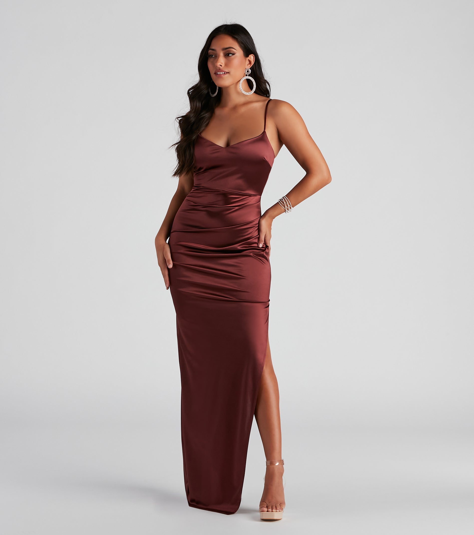 Millie High Slit Formal Dress