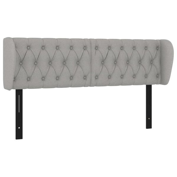 vidaXL Headboard with Ears Light Gray 40.6