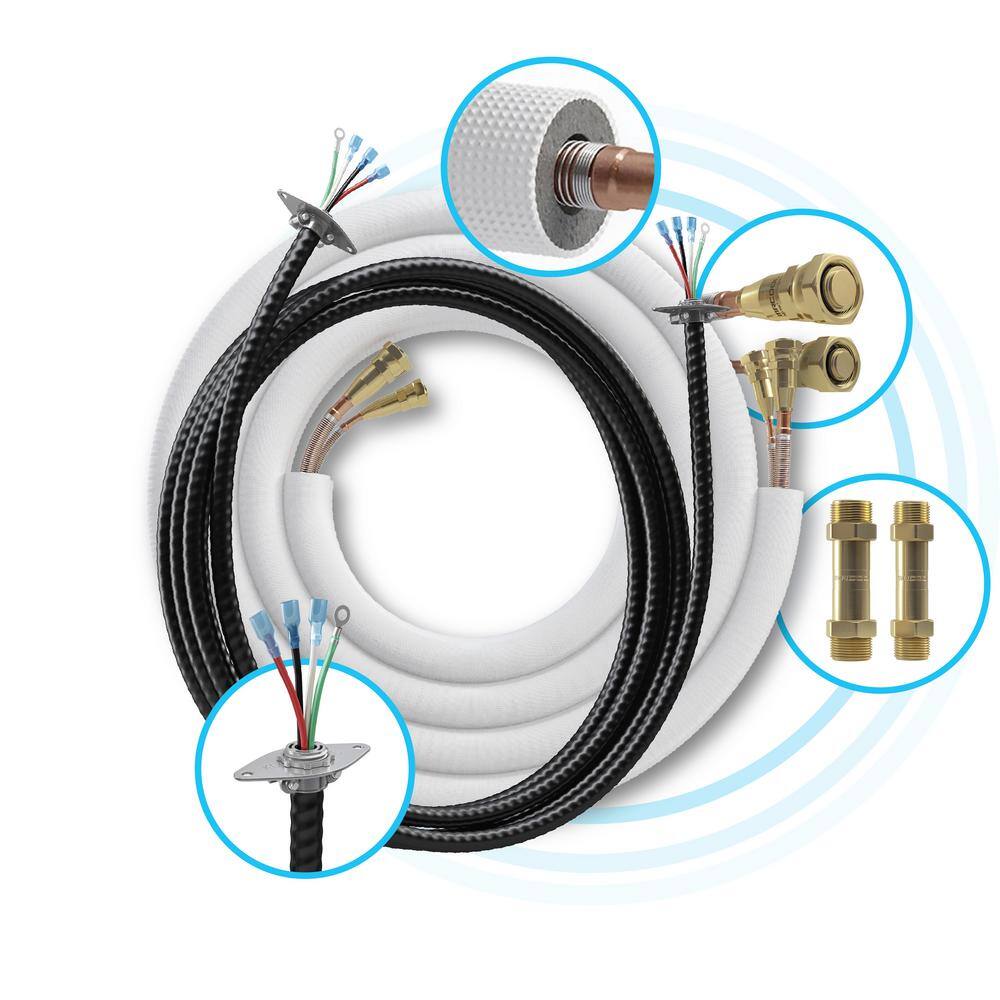 MRCOOL 35ft x 14in x 12in Pre-Charged Line-Set and DIY Pro Cable for DIY 9000 12000 and 18000 BTU Wall Mounted Air Handler DIY35-1412C