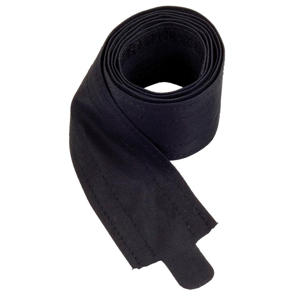 Commercial Electric 5 ft. Fabric Floor Cord Protector in Black A92-5K