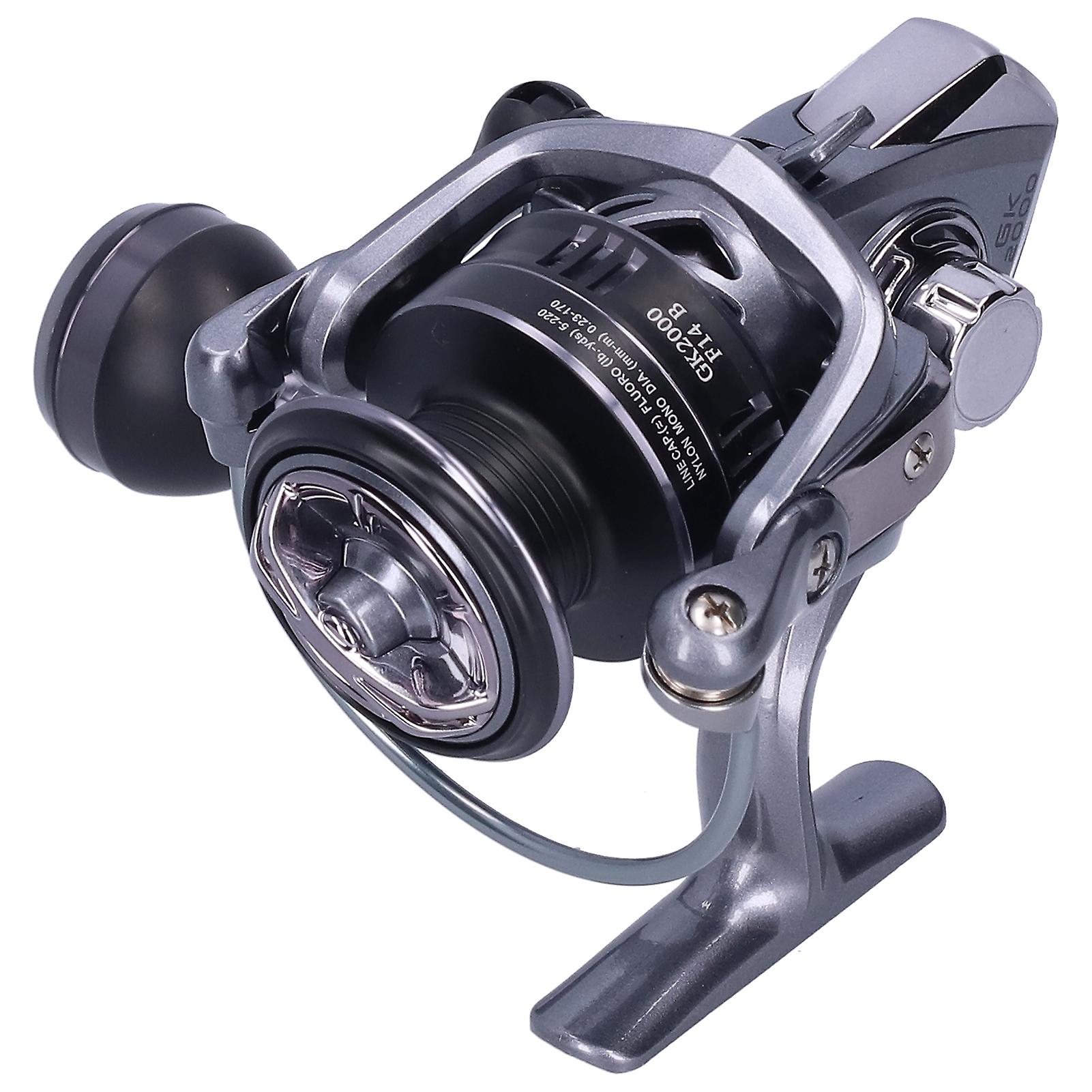 13+1 Bearing Spinning Reel 5.2:1 Gear Ratio Foldable Arm Fishing Wheel Fishing Accessorygk2000