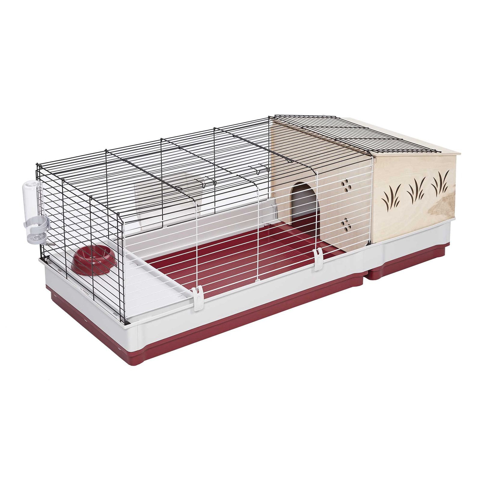 MidWest Homes For Pets Wabbitat Deluxe Rabbit Home Wood Hutch Extension