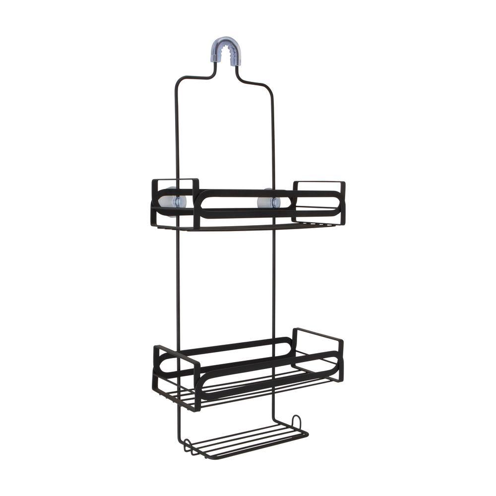 Elle Decor Noir Shower Caddy in Black EL-44041-BLACK