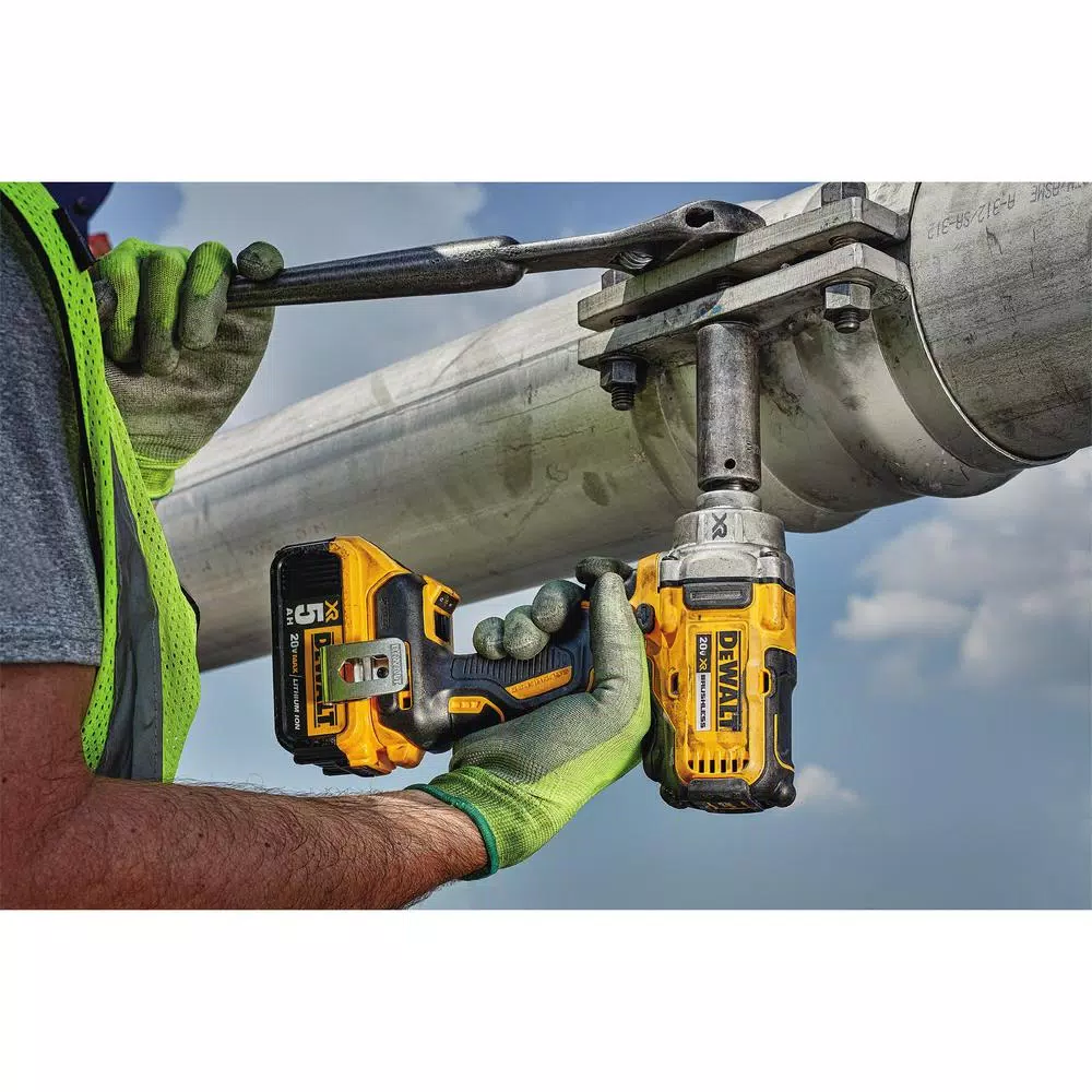 DEWALT 20-Volt MAX XR Cordless Brushless 1/2 in. Mid-Range Impact Wrench with Detent Pin Anvil， (1) 20-Volt 3.0Ah Battery and#8211; XDC Depot