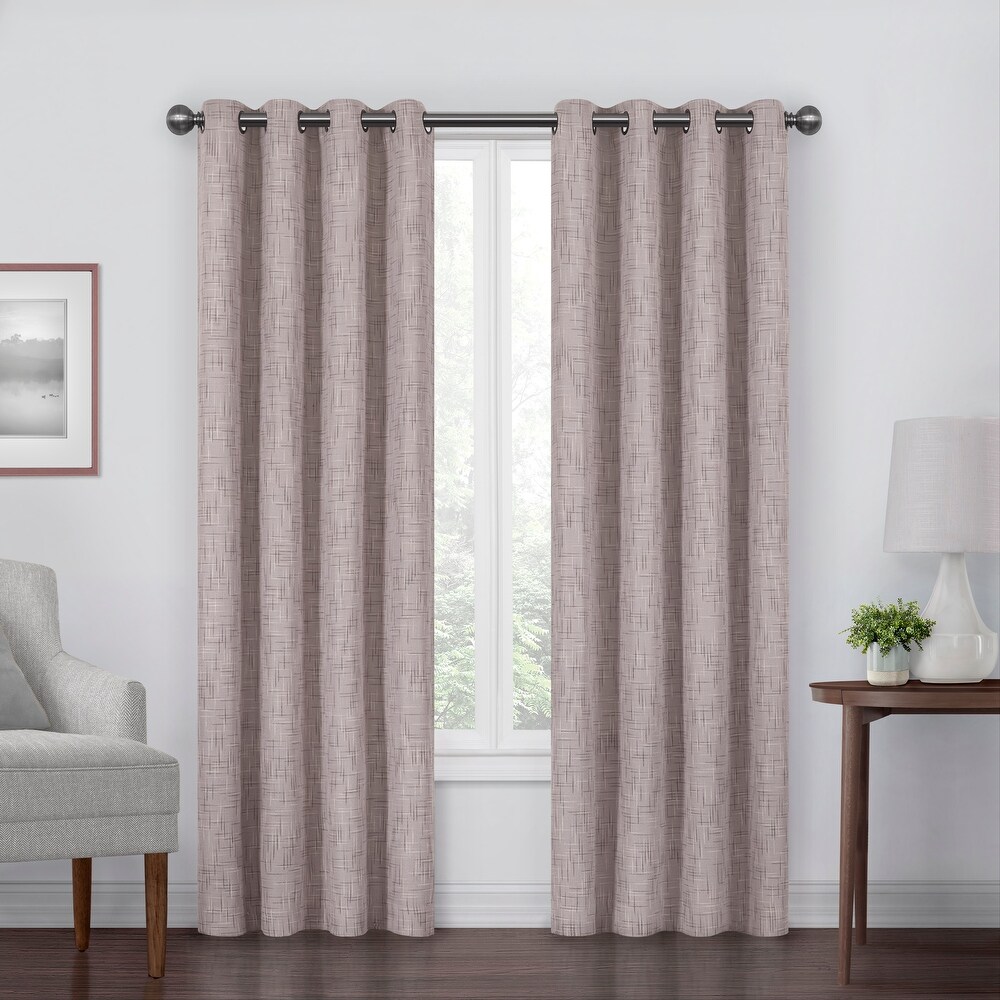 Eclipse Gemini Blackout Window Curtain Panel