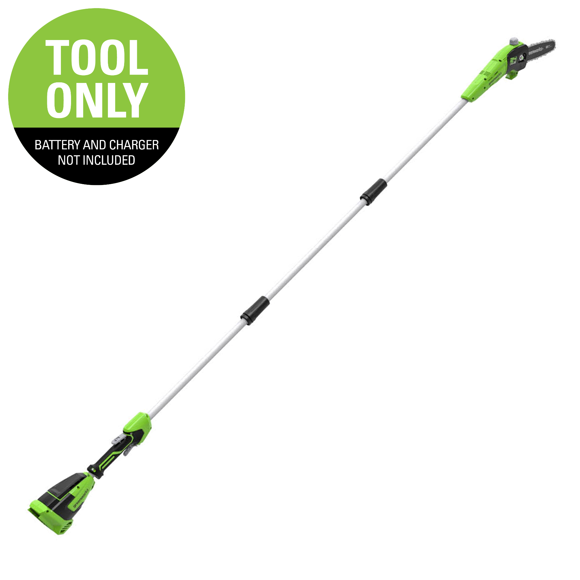 24V 8-Inch Cordless Pole Saw (Tool Only) | Greenworks Tools