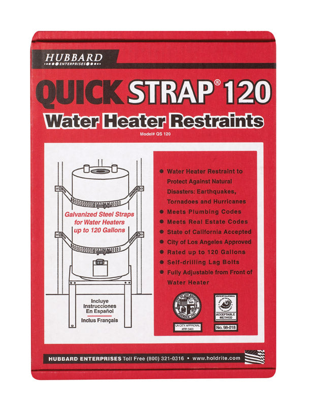 WATER HEATER RESTRAINTS