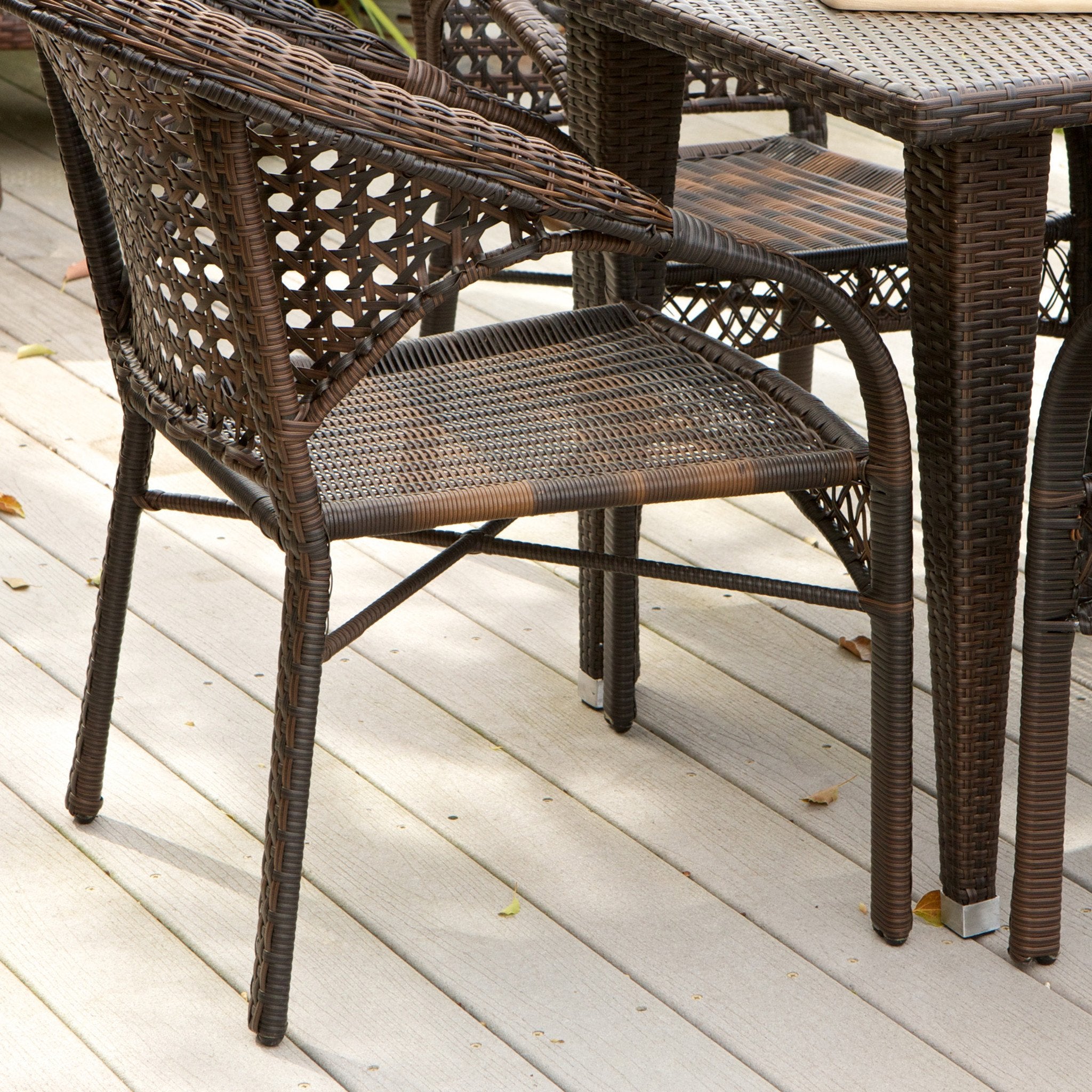 Louisiana 5-Piece Outdoor Wicker Dining Set