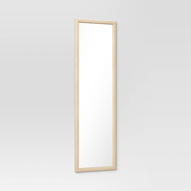 X 65 quot Framed Mirror Natural