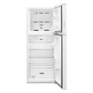 Whirlpool 24 in. 11.6 cu. ft. Top Freezer Refrigerator in White Counter Depth ENERGY STAR WRT312CZJW