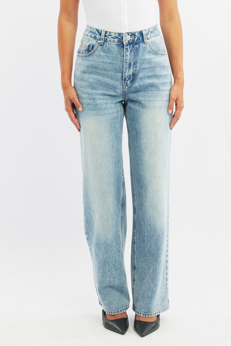 Denim Baggy Denim Jeans Low rise