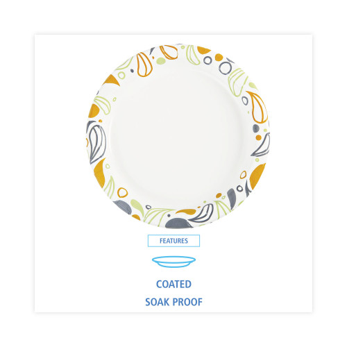 Boardwalk Deerfield Printed Paper Plates， 9