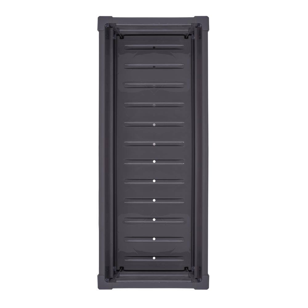 Nuvue Gray Vinyl Elevated Garden Box 26021