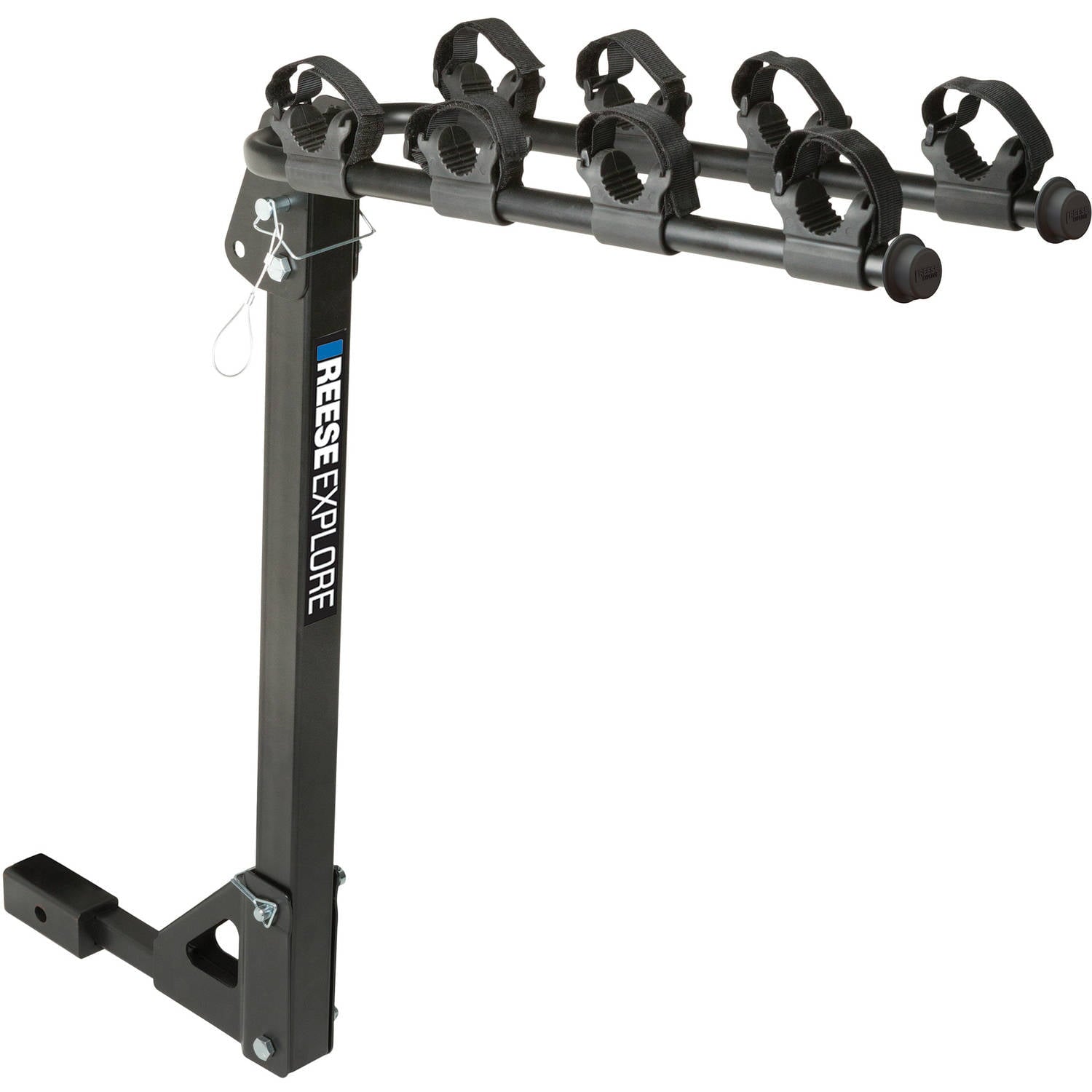 REESE Explore Bike Rack 4-Bike Tilt Hitch Mount， Model# 1393100G