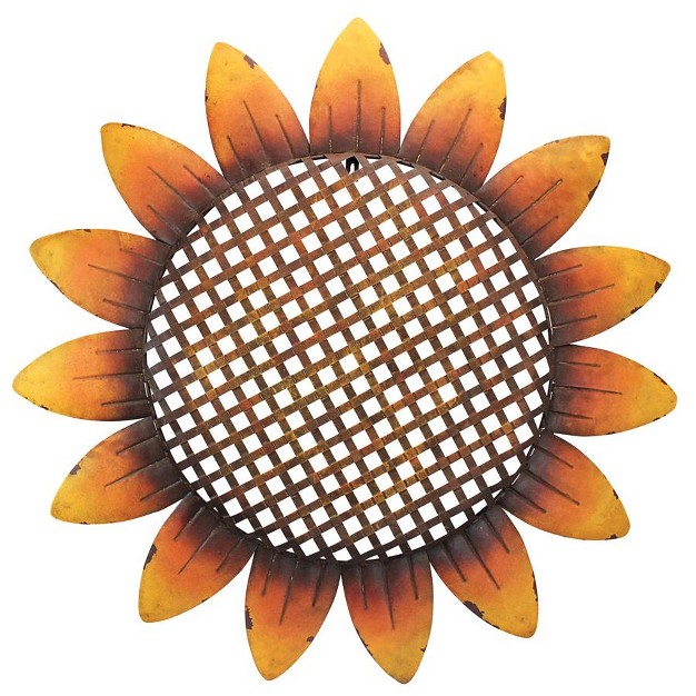 Design Toscano Van Grow Supersized Sunflower Wall Sculpture