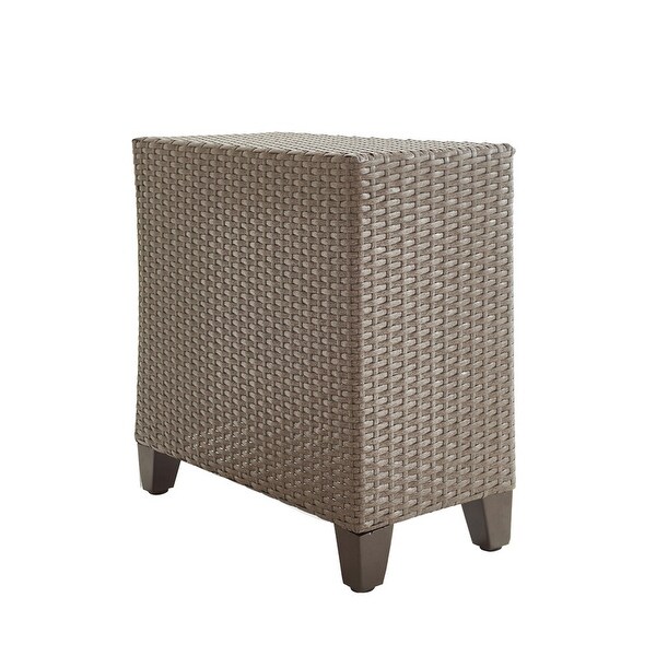 Patio Festival Wicker Side Table