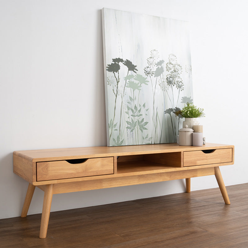 LAMAR Entertainment TV Unit with 2 Drawers 150cm - Natural