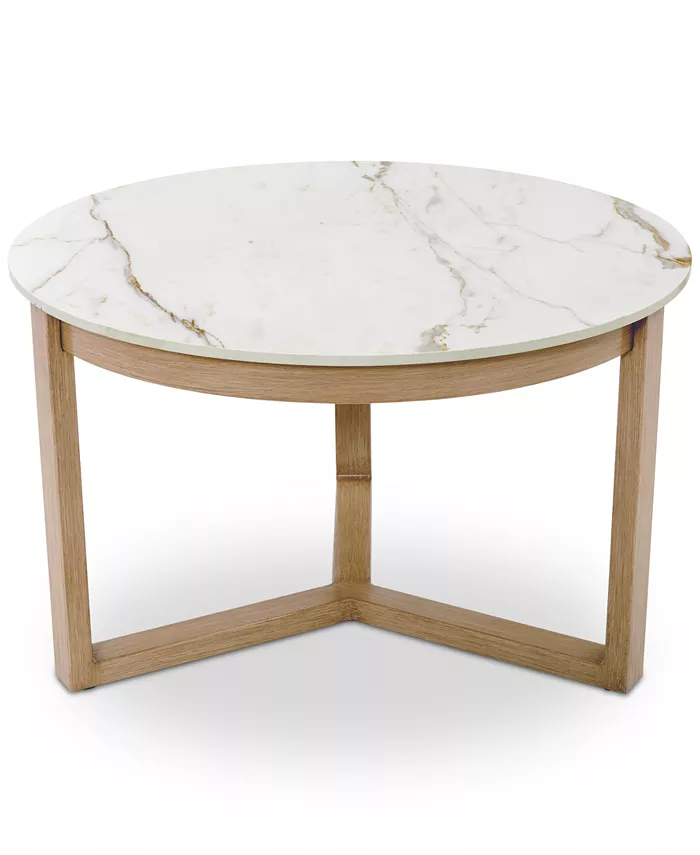 Agio Reid Outdoor 30 Round Porcelain Top Nesting Table