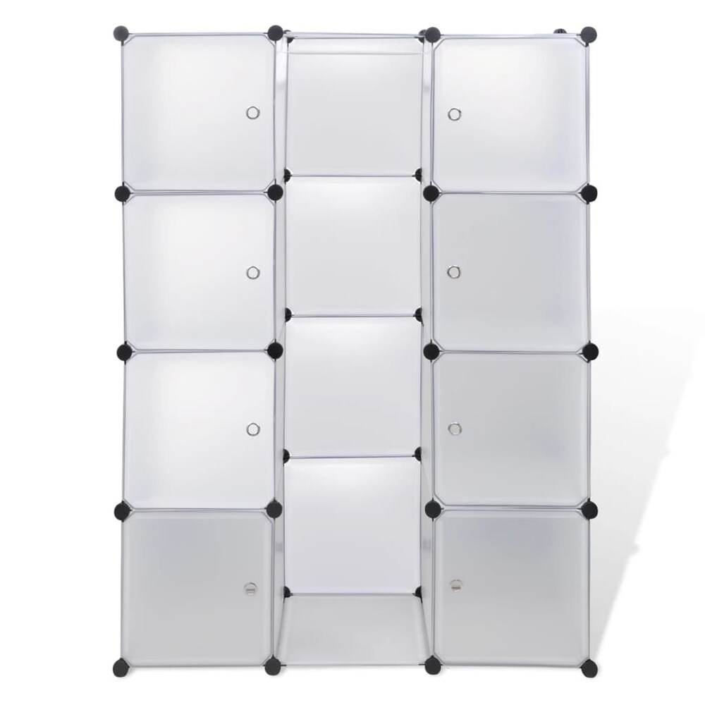 vidaXL Modular Cabinet with Compartments Storage Organizer for Living Room