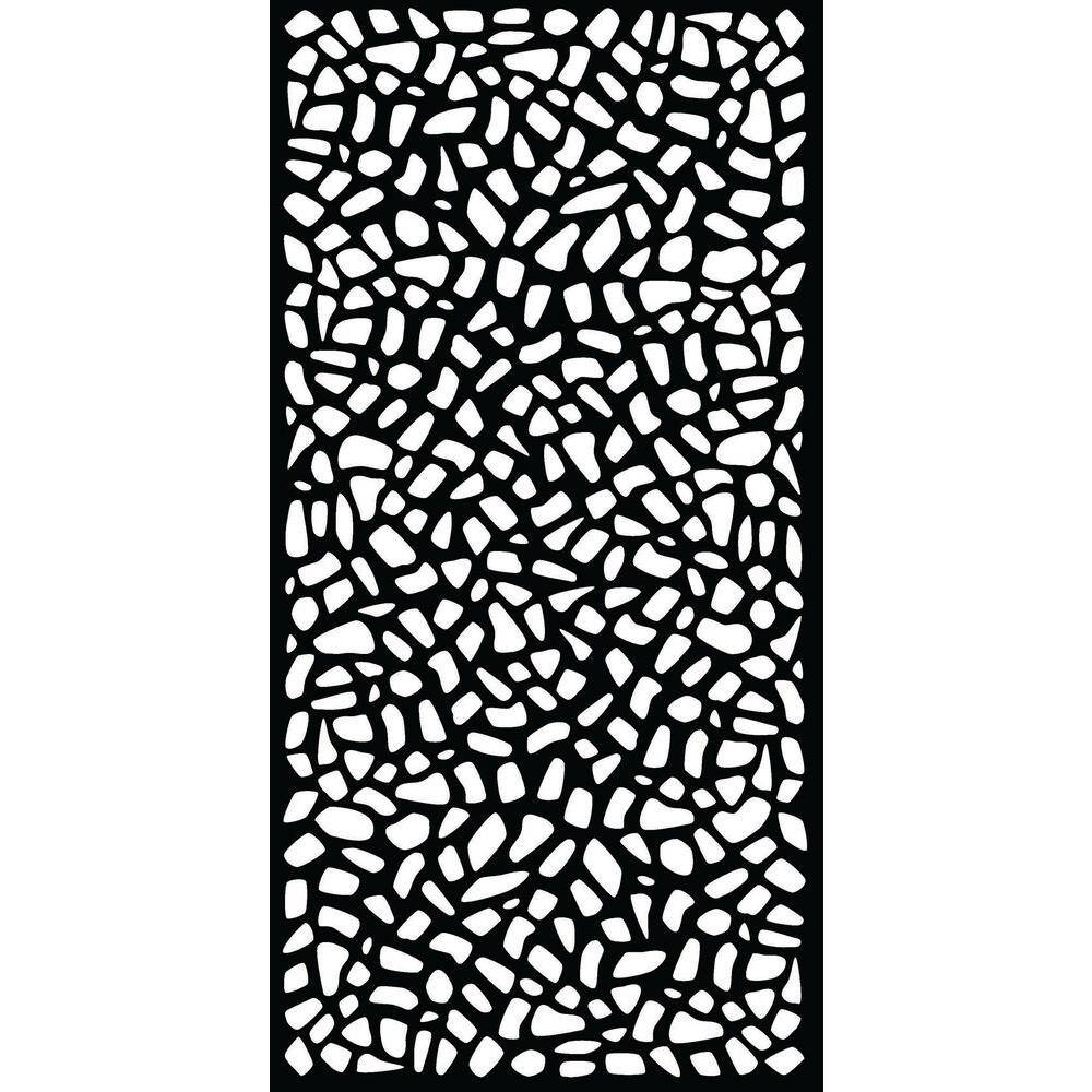 Matrix 0.3 in. x 71 in. x 2.95 ft. Riverbank Decorative Fence Panel Screen B-RI1809F-CH