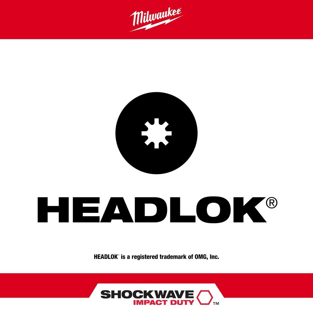 MW SHOCKWAVE 2 in. HeadLOK Impact Driver Bits (2 Pack) 48-32-4648 from MW