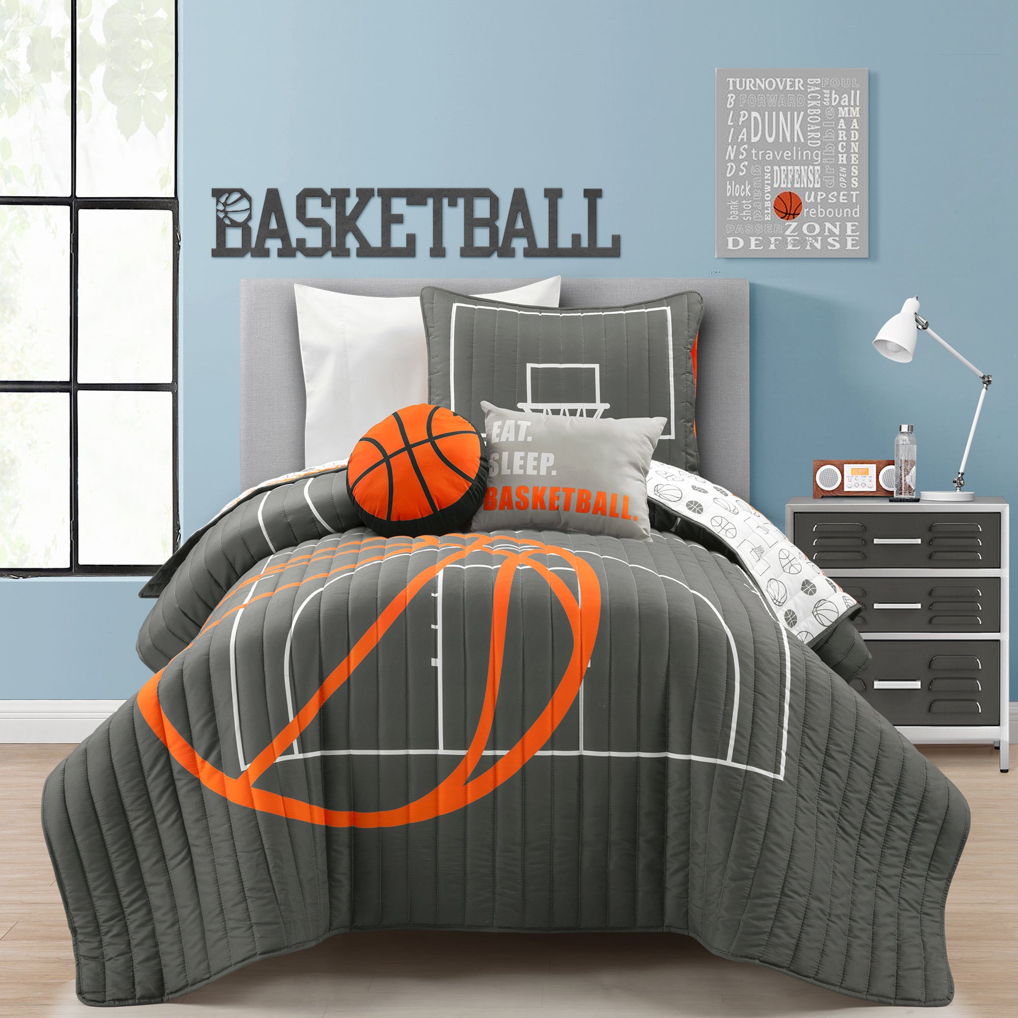 Basketball Game Quilt Set