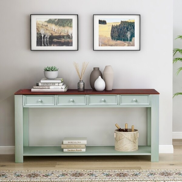 GZMR Console Table for Entryway Hallway Sofa Table