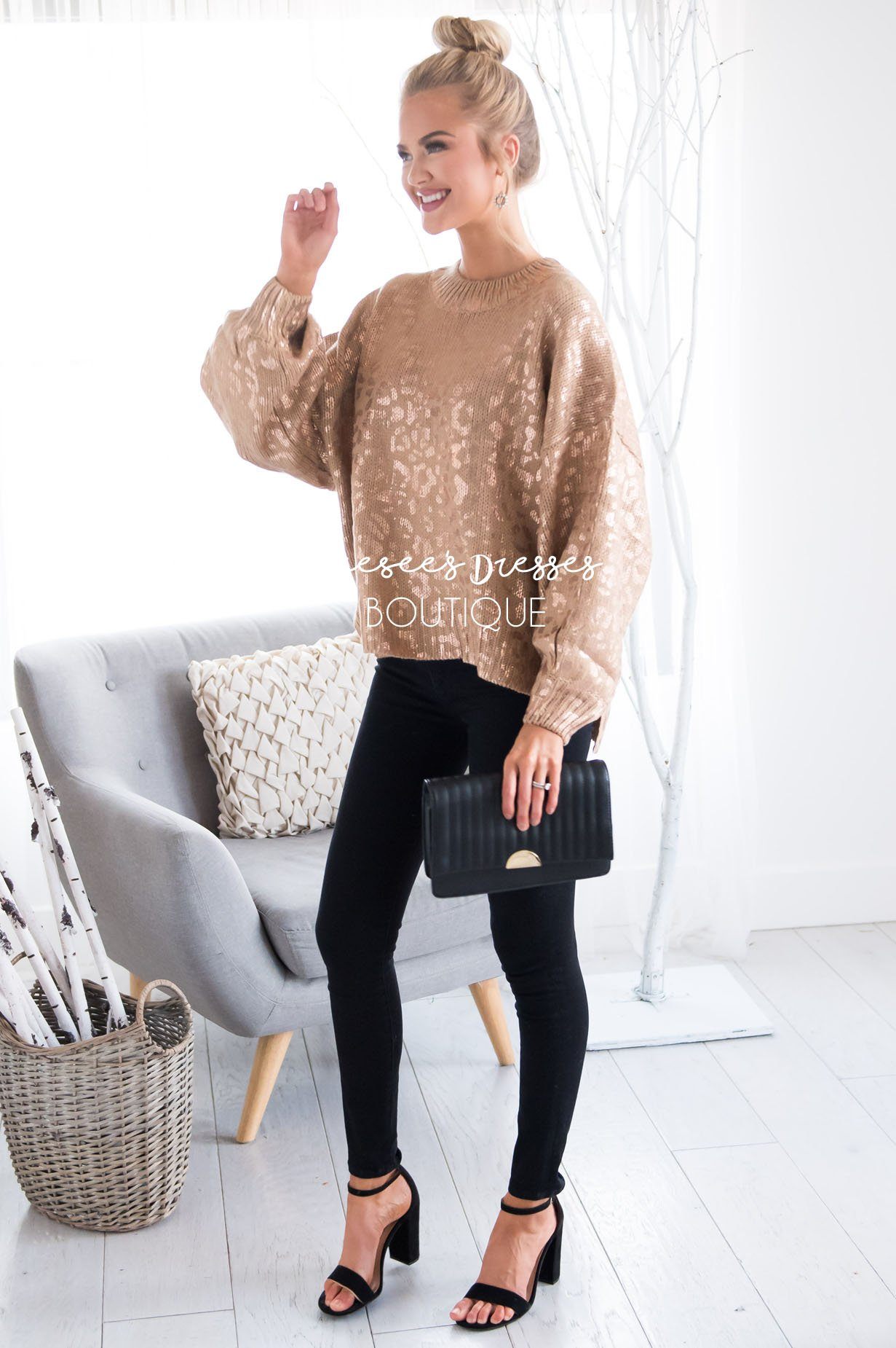 Show Stopper Animal Print Sweater