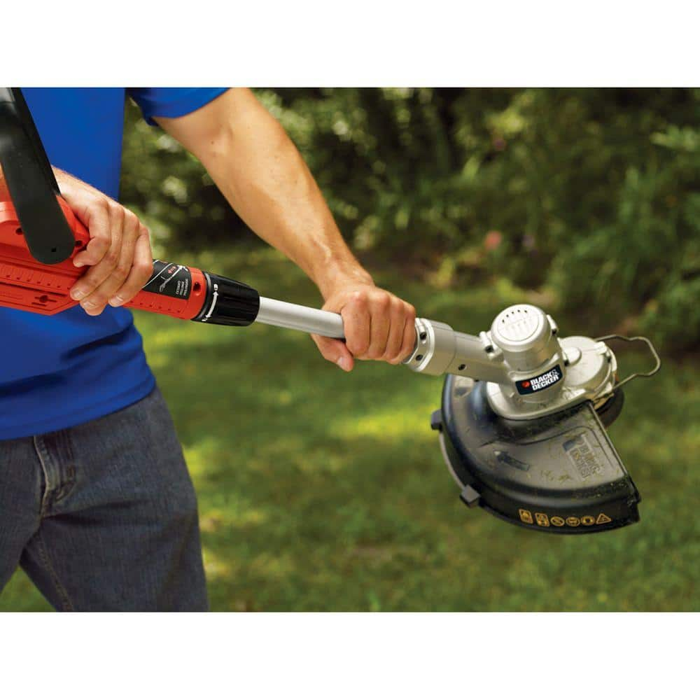 BLACK+DECKER 20V MAX Cordless Battery Powered 2-in-1 String Trimmer & Lawn Edger Kit with (1) 2Ah Battery & Charger LST300