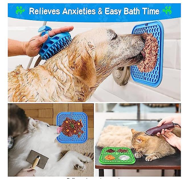 Lick Mat For Dogs Slow Feeder For Dog，dog Bath Distraction Device，dog Boredom And Anxiety Reducer， For Bathing，grooming