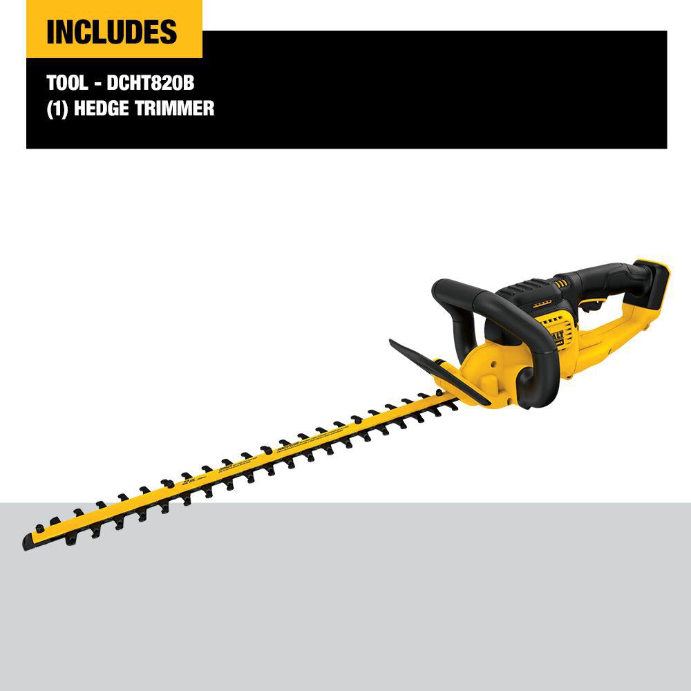 DW 20 V MAX* Lithium Ion Hedge Trimmer Bare DCHT820B from DW