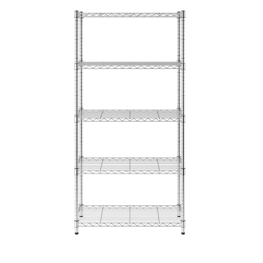 SafeRacks 6-Tier Wire Shelving Unit (30 in. W x 60 in. H x 14 in. D) WS-301460-Z5