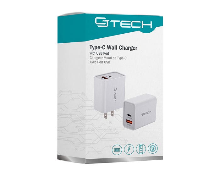 CJ TECH Type C Wall Charger 3.0A USB with 1 port USB Fast Charging - 53555