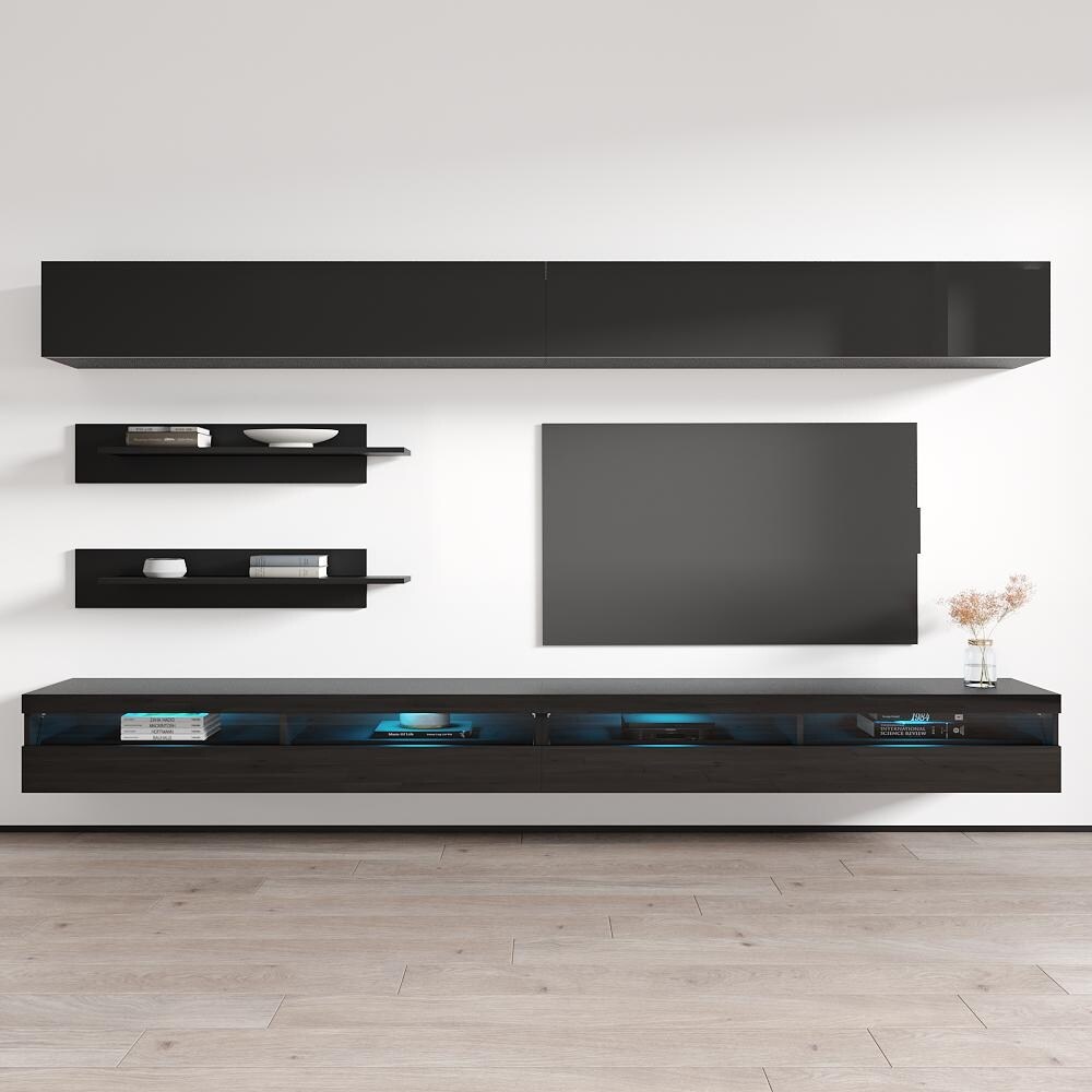 Fly I1 35TV Wall Mounted Floating Modern Entertainment Center