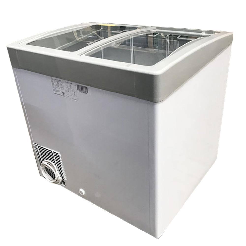 Cooler Depot 31 in. W 7 cu.ft. Manual Defrost Commercial Lap Glass Top Display Chest Freezer in White DXXSD251S