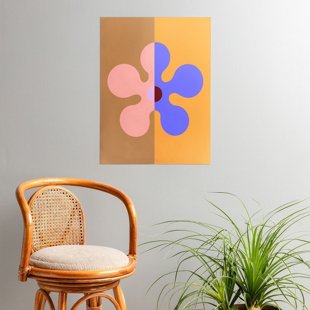 Mariamariacreative Groovy Flower Multi Poster Society6