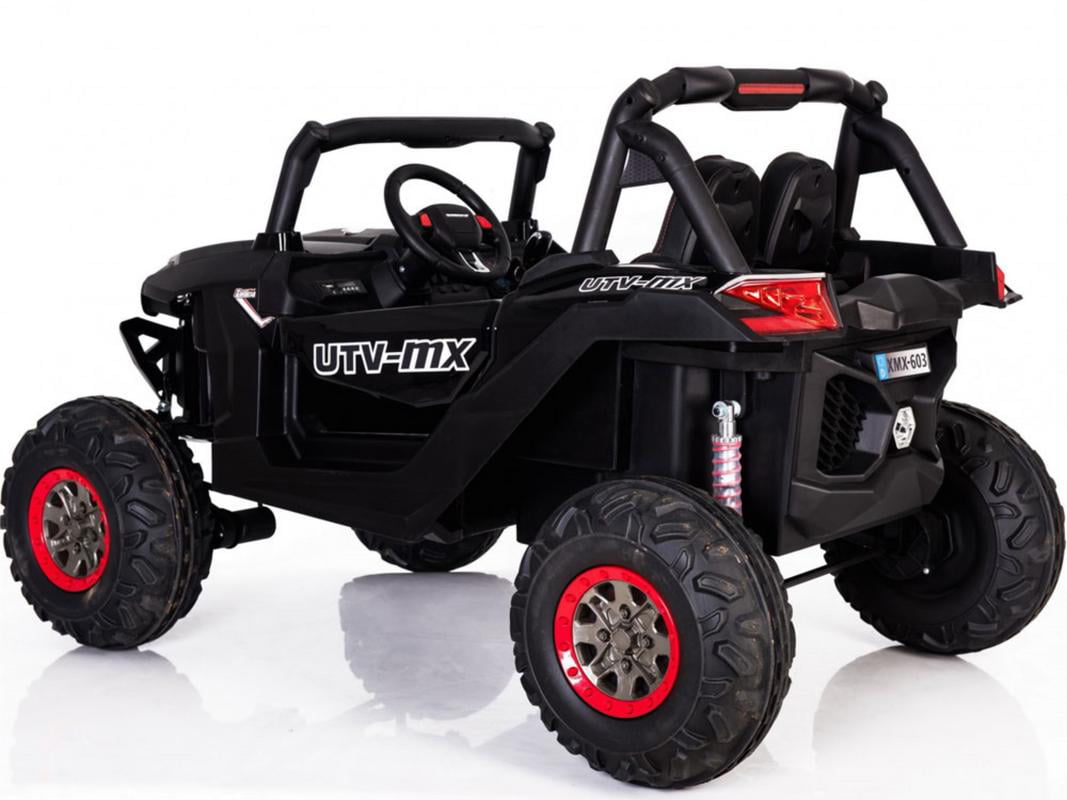 Mini Moto UTV 4x4 12v Kids Battery Powered Truck Black (2.4ghz RC)