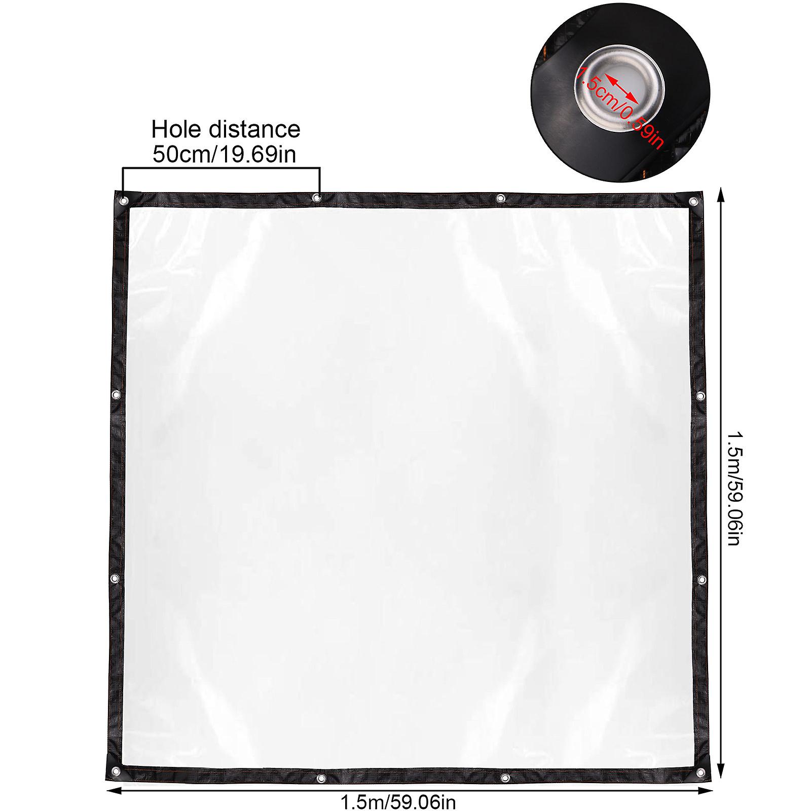 Transparent Pe Rainproof Shed Cloth 1.5 * 1.5 Meters